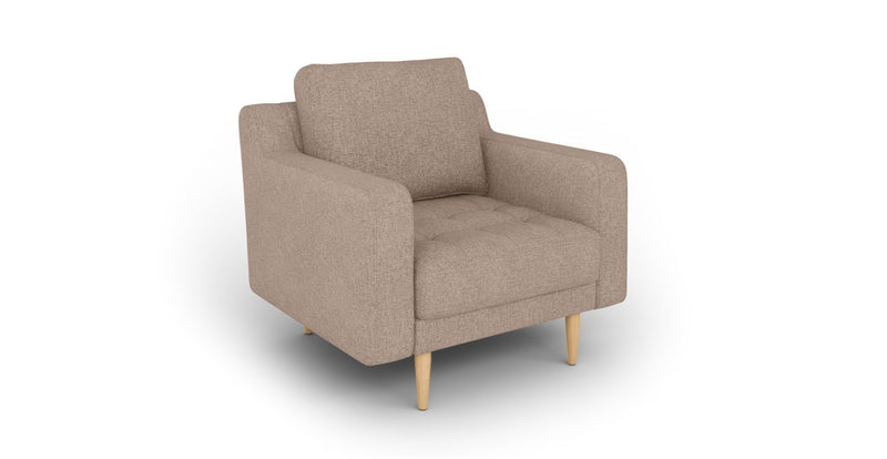 Modsy Armchair Wooden Leg - Woven