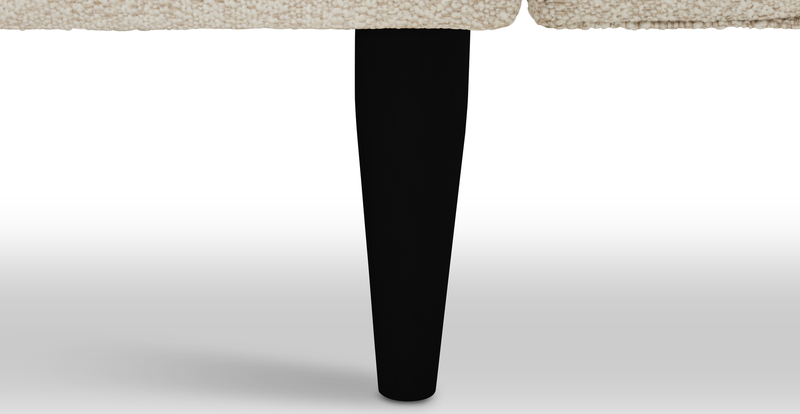 Klem 3-Sitzer Sofa Holzbein - Bouclé