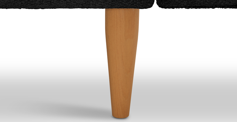 Klem Recamiere wooden leg - Bouclé