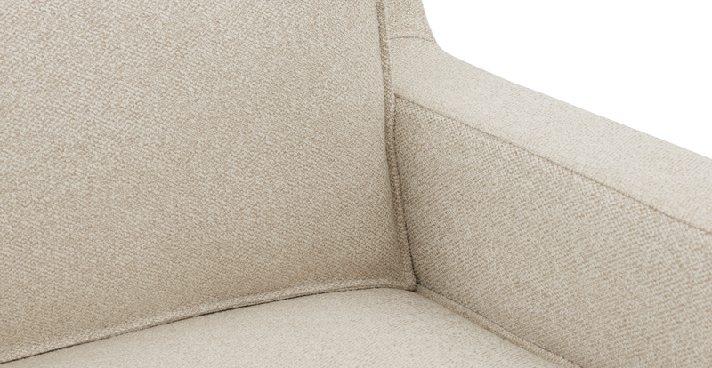 Klem Slim Recamiere Holzbein - Bouclé
