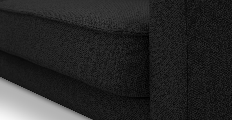 Klem Slim Recamiere Holzbein - Bouclé