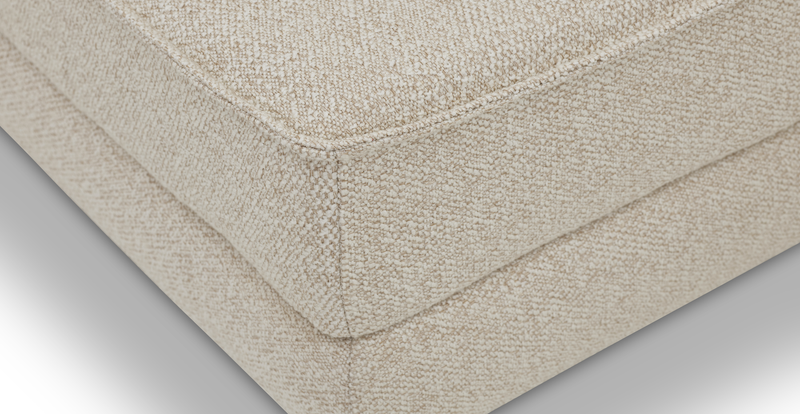 Klem 280 x 171 Sektional Zylindrisch Holzbein - Bouclé