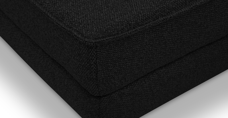Klem Slim 292 x 171 Sektional Zylindrisch Holzbein - Bouclé