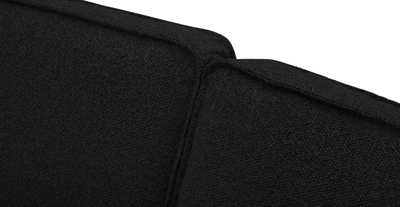 Klem 280 x 171 Sektional Zylindrisch Holzbein - Bouclé