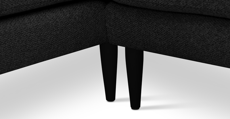 Klem 280 x 171 Sectional wooden leg - Bouclé