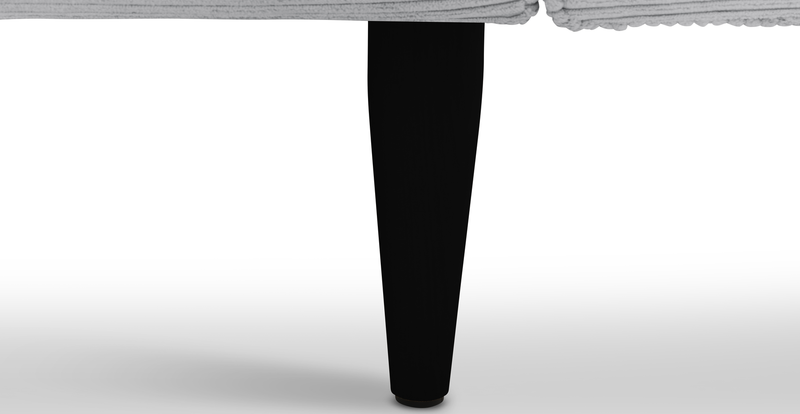 Klem 357 x 171 Sectional wooden leg - Cord velour