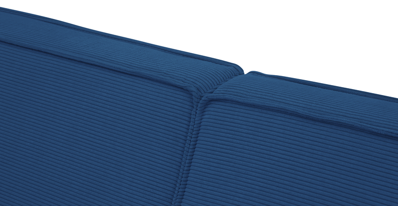 Klem 357 x 171 Sectional wooden leg - Cord velour