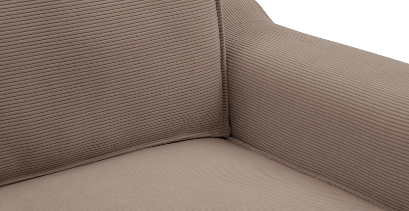 Klem 306 x 171 Sectional Wooden Leg - Cord Velour