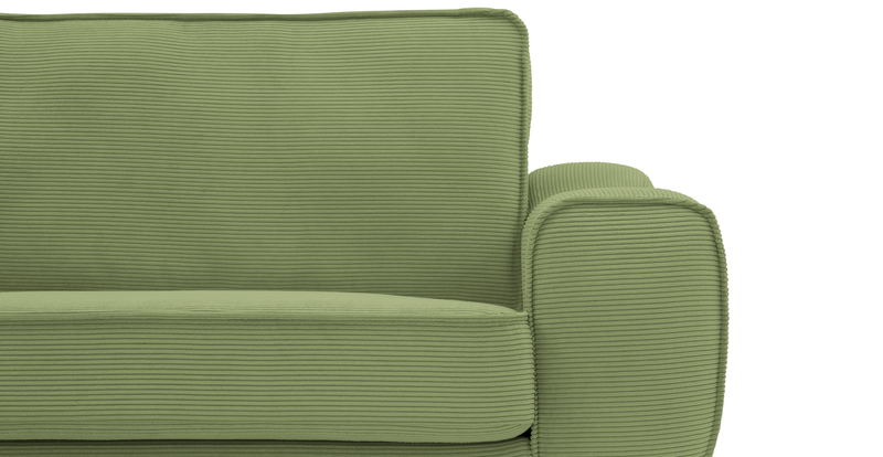 Klem 306 x 171 Sectional Wooden Leg - Cord Velour