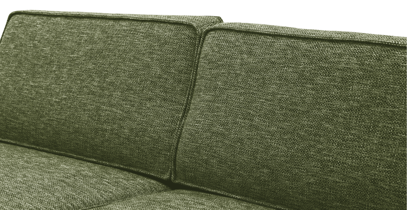 Klem 3-Sitzer Sofa Groß Holzbein - Naturgewebe