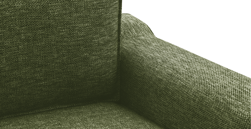 Klem 2 seater sofa wooden leg - natural fabric
