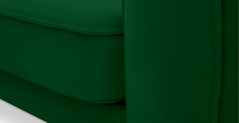 Klem 346 x 290 Sectional Cylindrical Wooden Leg - Velvet