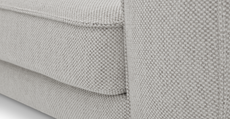 Klem Loveseat Cylindrical Wooden Leg - Natural Woven