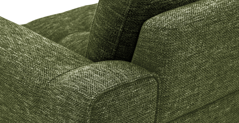 Modsy Bold 3-Sitzer Sofa Holzbein - Naturgewebe
