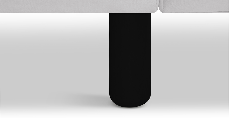 Klem 254 x 171 Sectional cylindrical wooden leg - velvet