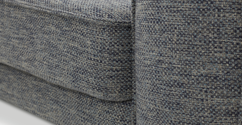 Klem Armchair Wooden Leg - Natural Woven