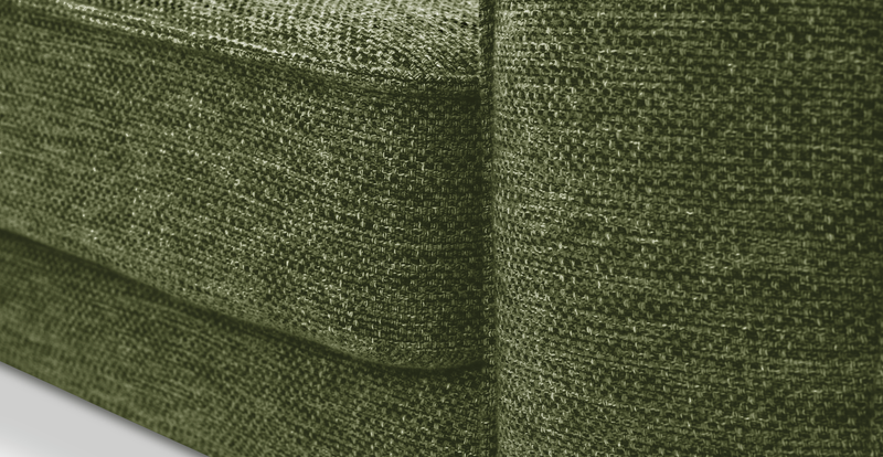 Klem Armchair Wooden Leg - Natural Woven