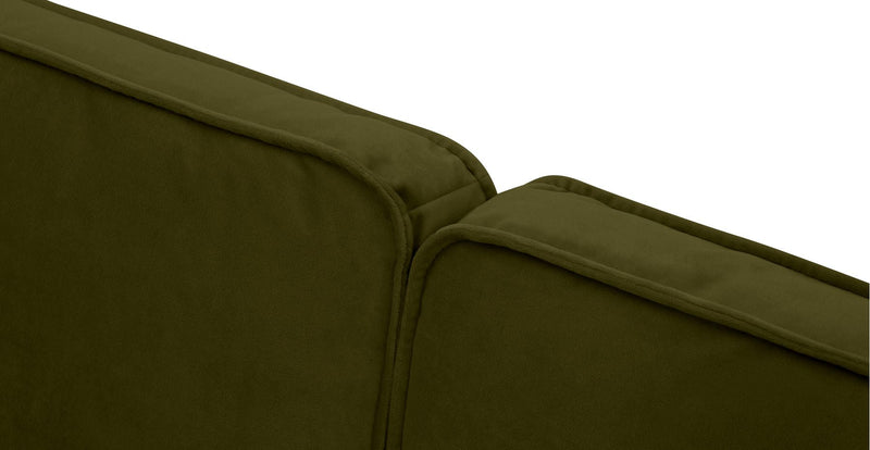 Klem 254 x 171 Sectional cylindrical wooden leg - velvet