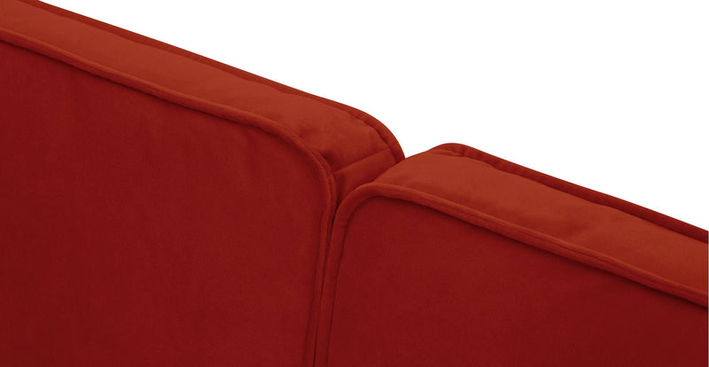 Klem 254 x 171 Sectional cylindrical wooden leg - velvet