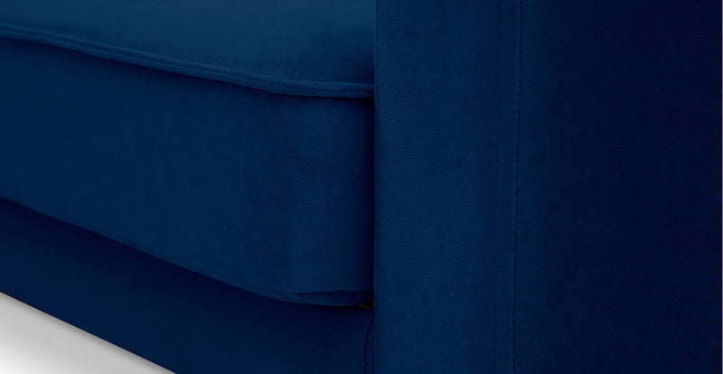 Klem Slim 257 x 203 Sectional Wooden Leg - Velvet