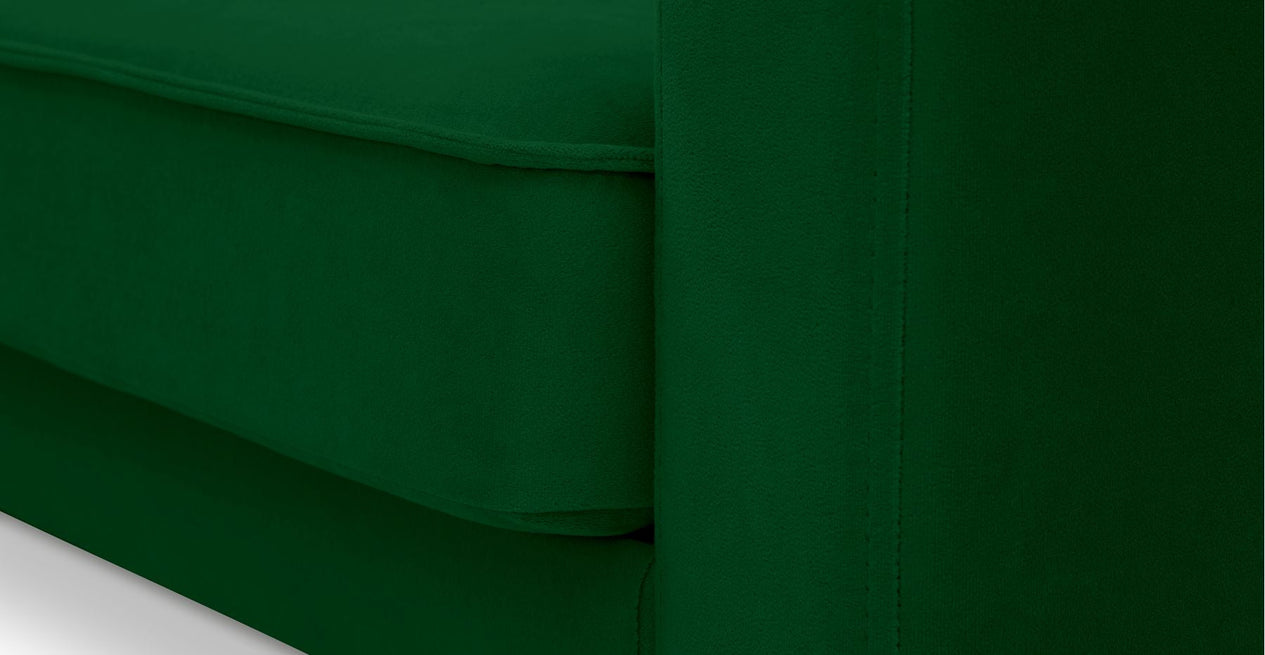 Klem Slim 4-Sitzer Sofa Holzbein - Samt