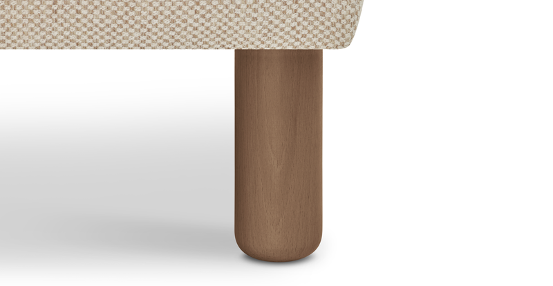 Klem Hocker Zylindrisch Holzbein - Naturgewebe