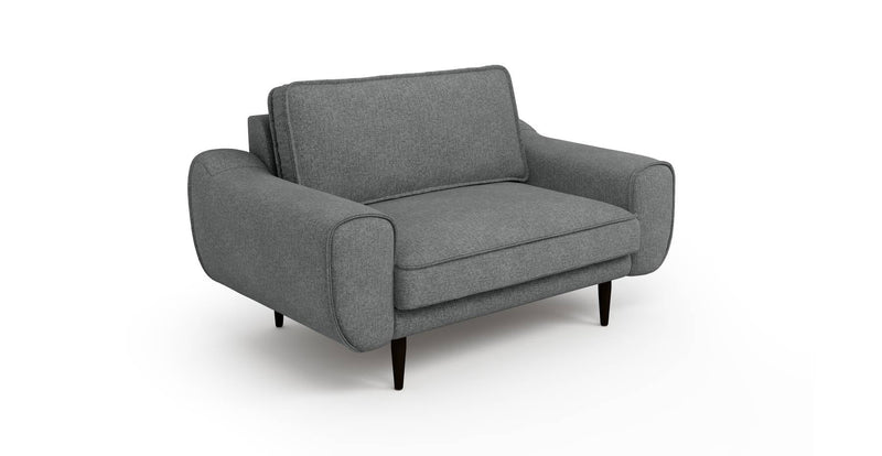 Klem Loveseat Holzbein - Gewebe