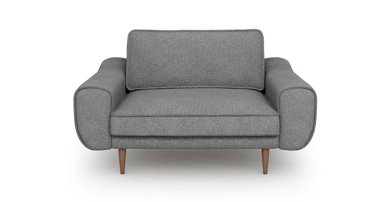 Klem Loveseat Holzbein - Gewebe