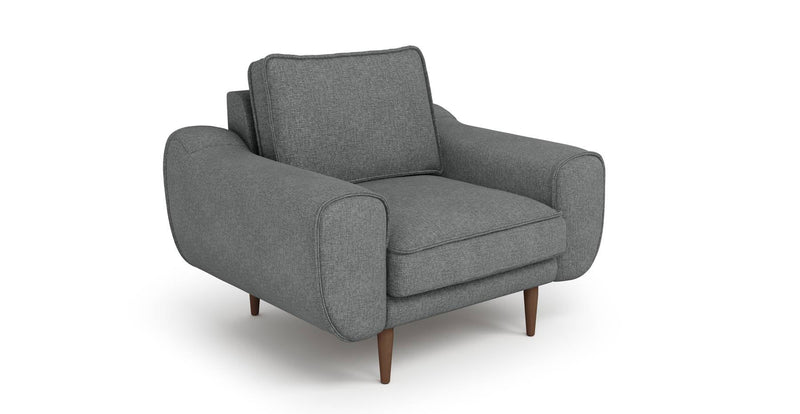 Klem Sessel Holzbein - Gewebe