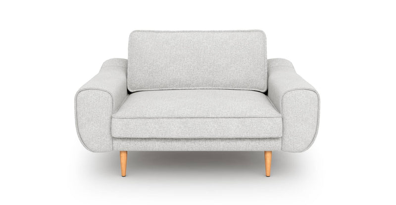 Klem Loveseat Holzbein - Gewebe