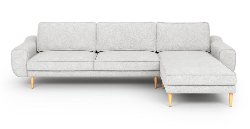 Klem 306 x 171 Sektional Holzbein - Gewebe