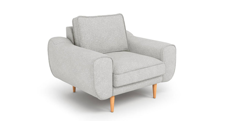 Klem Sessel Holzbein - Gewebe