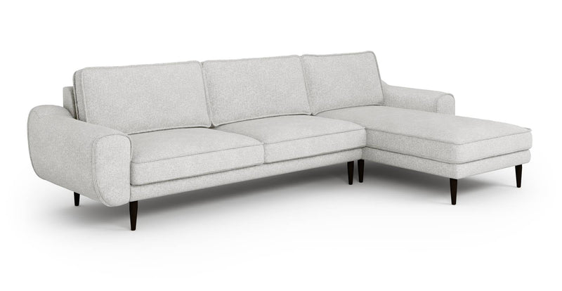 Klem 306 x 171 Sektional Holzbein - Gewebe