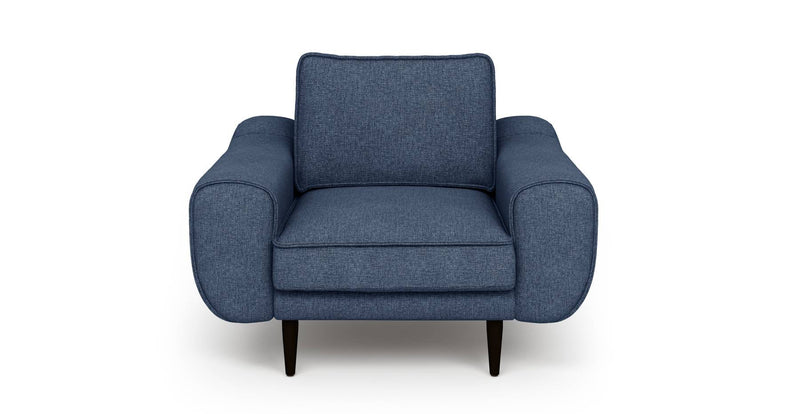 Klem Sessel Holzbein - Gewebe