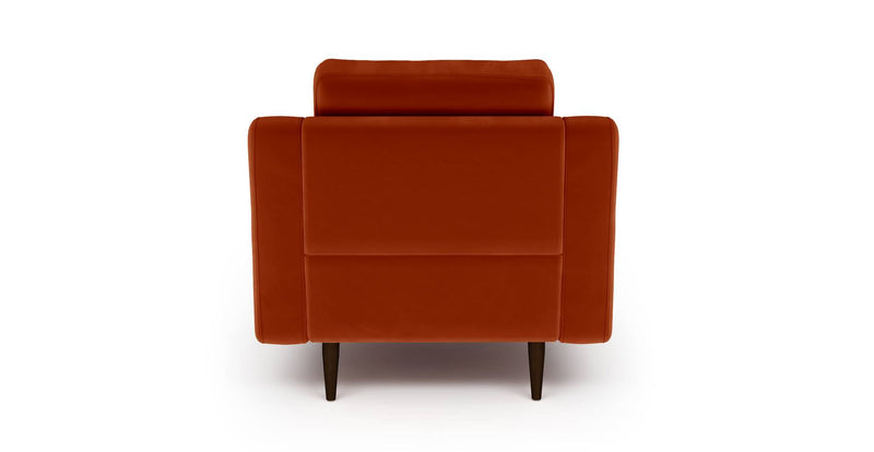 Modsy Armchair Wooden Leg - Velvet