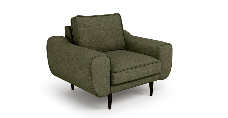 Klem Sessel Holzbein - Gewebe