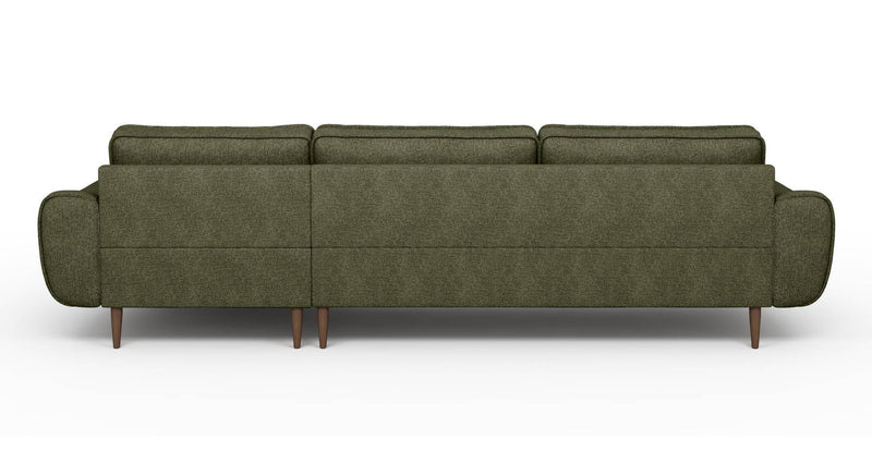 Klem 306 x 171 Sektional Holzbein - Gewebe